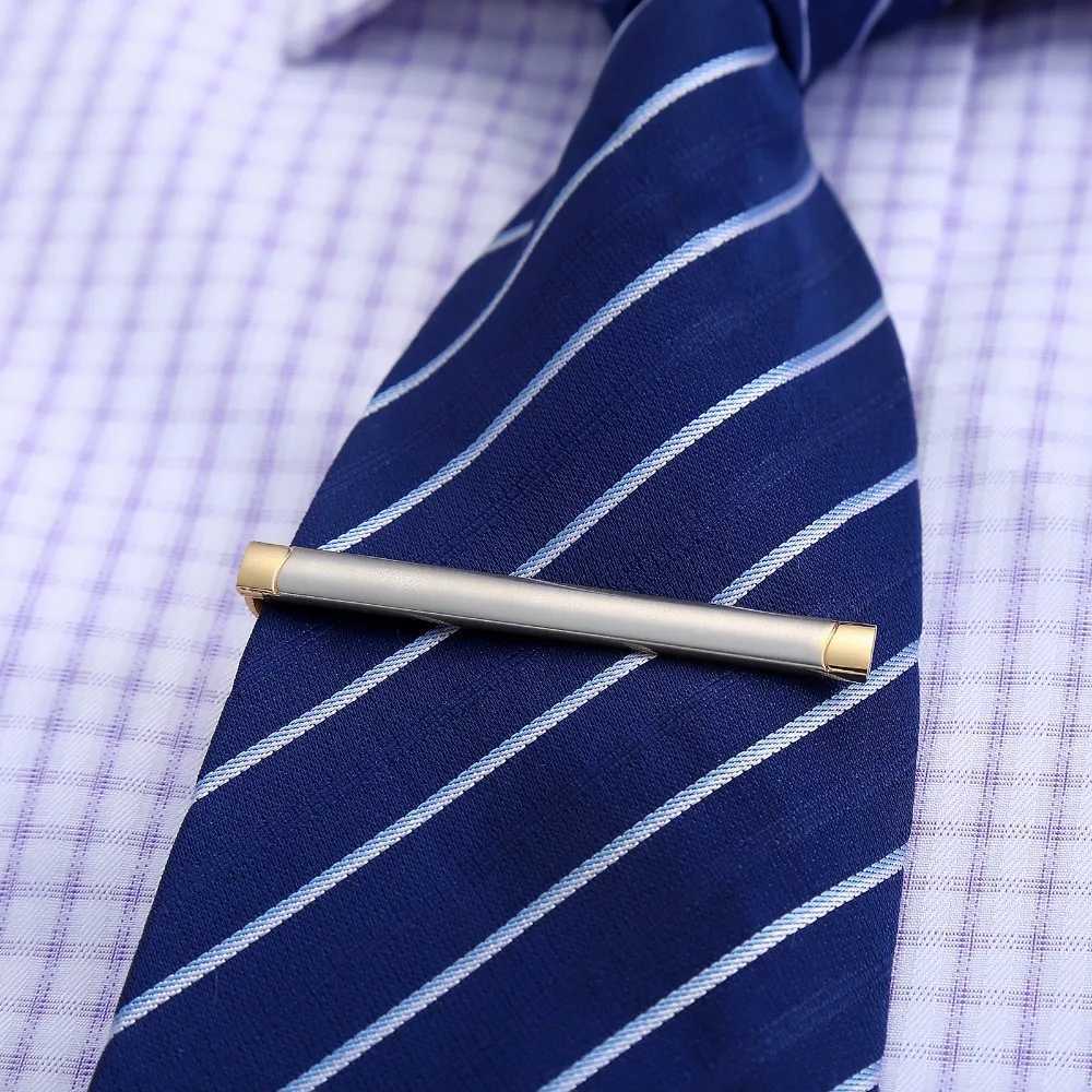 High Quality Cufflinks For Mens Luxury Tie Clip Set Golden High Quality Simple Shirt Buttons Wedding Groom Jewelry AccessoriesX240914