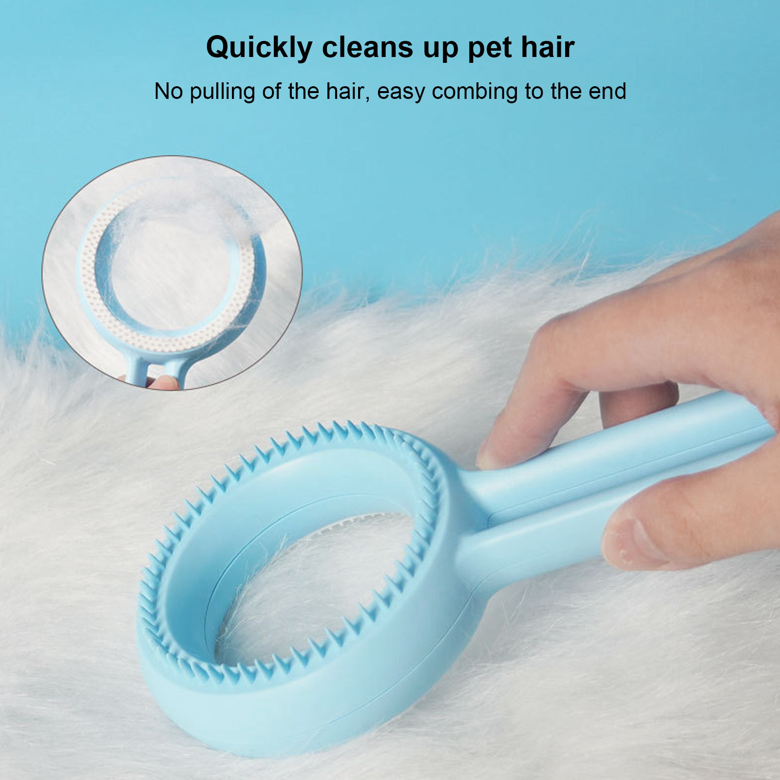 Cat Grooming Brush Multipurpose Double Sided Deshedding Massage Pet Hair Removal Comb For Cats Dogs Pets