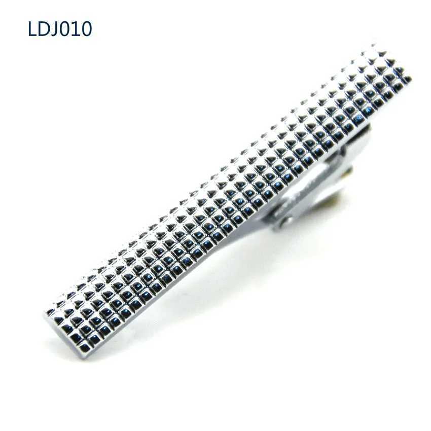 Luxury Tie Clips for Mens Copper Alloy 4cm Simple Short Tie Clip Delicates Square grid Lacquer Men Formal tie clip AccessoriesX240914