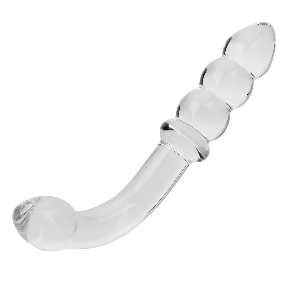 2 In 1 Glass Anal Beads Butt Plug For Women Hard Dildos Vaginal Anus Dilator Men Prostate Massager Female Masturbator Sex Toy 18 240914