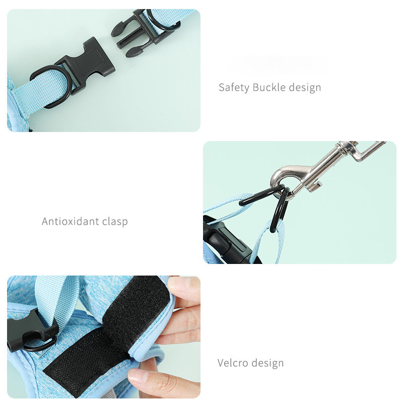Cat Harness and Leashes Set To Prevent Break-out and Go Out,vest-type Cat Walking Rope,comfortable and Durable Kitten Harnesses
