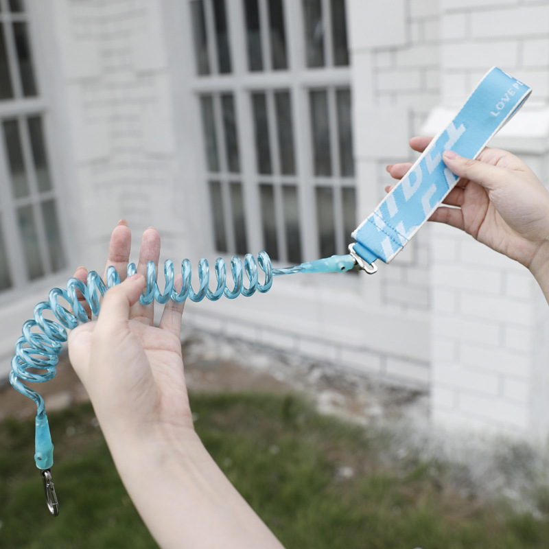 Pet Elastic Traction Rope Explosion-proof Reflective Retractable Rope Small and Medium-sized Dog Walking Rope Dog Accessories