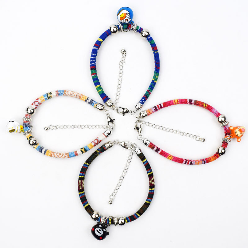 Adjustable Pet Collar Ethnic Wind Bell Cat Collar Exquisite Craft Pet Collars for Cats and Puppies Pet Accessories Products