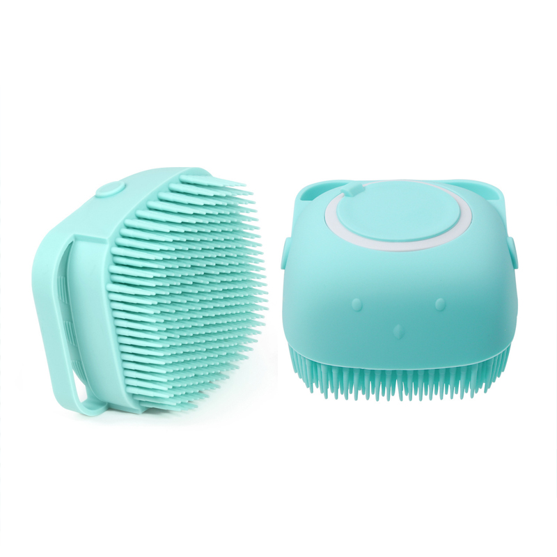 Bathroom Puppy Big Dog Cat Bath Massage Gloves Brush Soft Safety Silicone Pet Accessories for Dogs Cats Tools