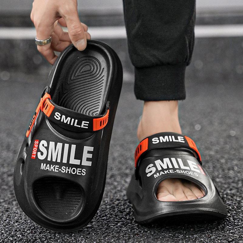 Fashion Men's Slippers Beach Outdoor Sandals Comfortable Soft Sole Clogs Men Casual Shoes Garden Water Shoes Men Home Slippers