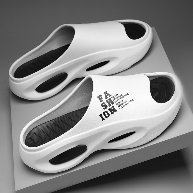 Summer Men's Slippers Indoor Outdoor Sandals Beach Comfortable Soft Slides Casual Shoes Men Flip-flops Anti Slip Home Slippers