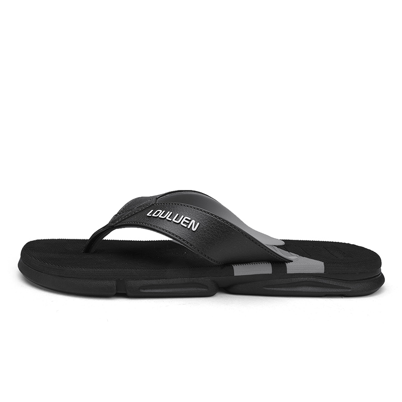 2023 New High Quality Men Flip Flops Outdoor Indoor Soft Sole Mens Slippers Beach Non-slip Bathroom Men's Flip Flops Sandals