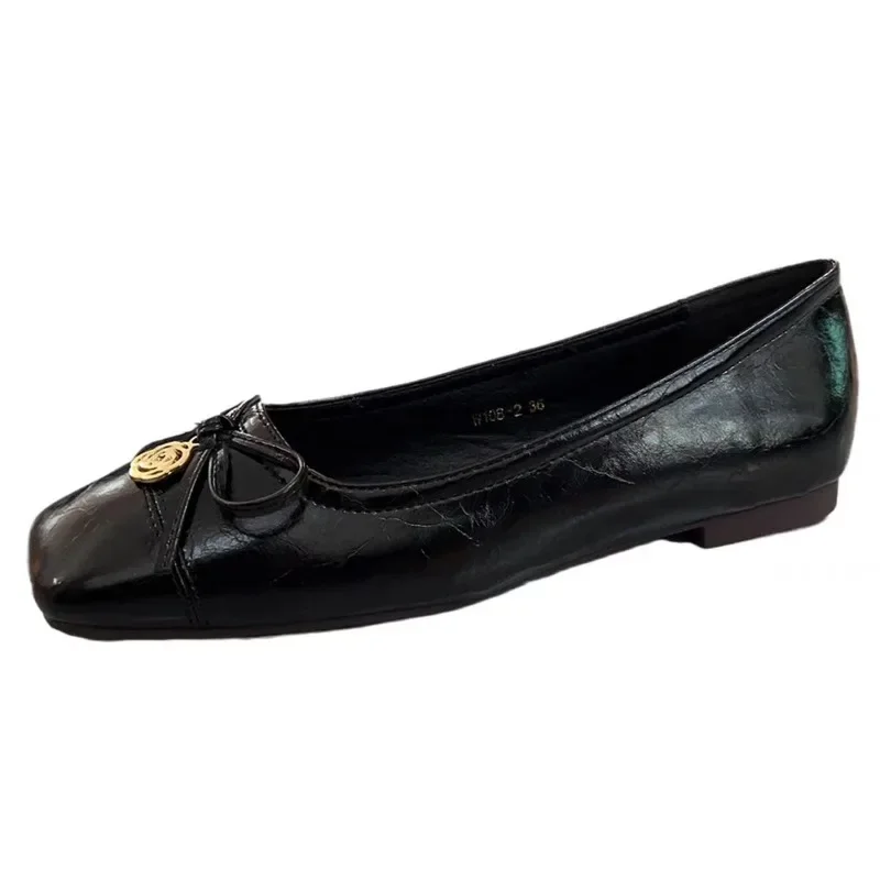 Flats Spring Bow Dress 2024 New Designer Women Party Walking Sandals Shoes Female b1fd