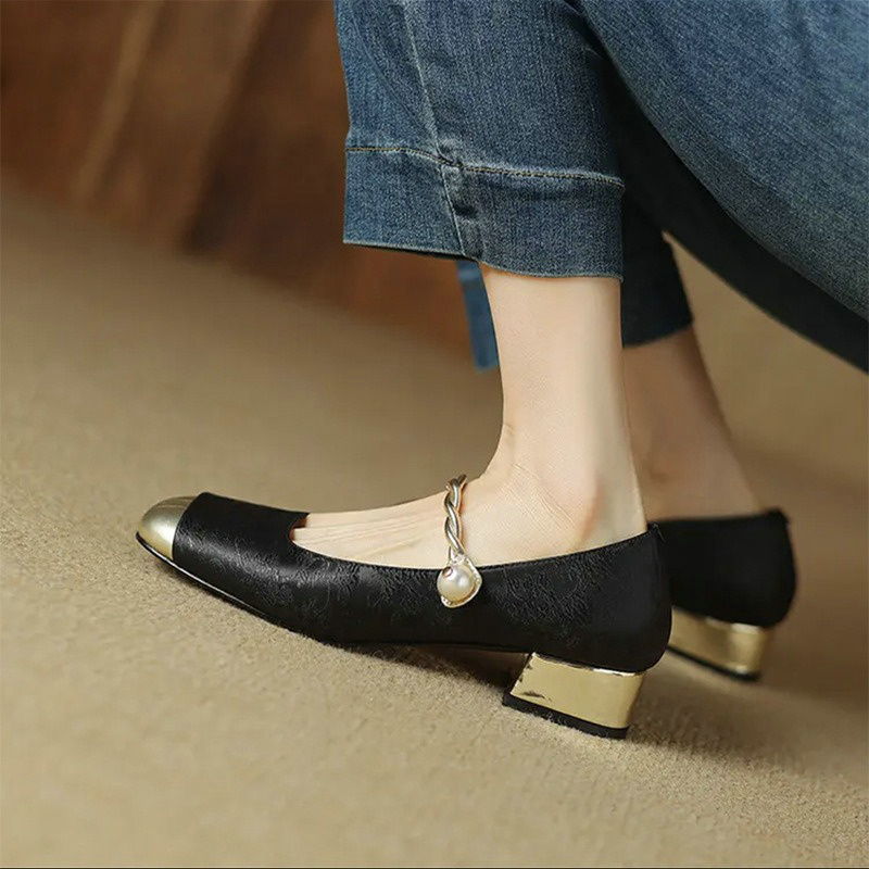 Arrival New Sheepskin Version Retro French Beauty Bao Toe Sandals Women'S Summer Wear Pumps 9f39