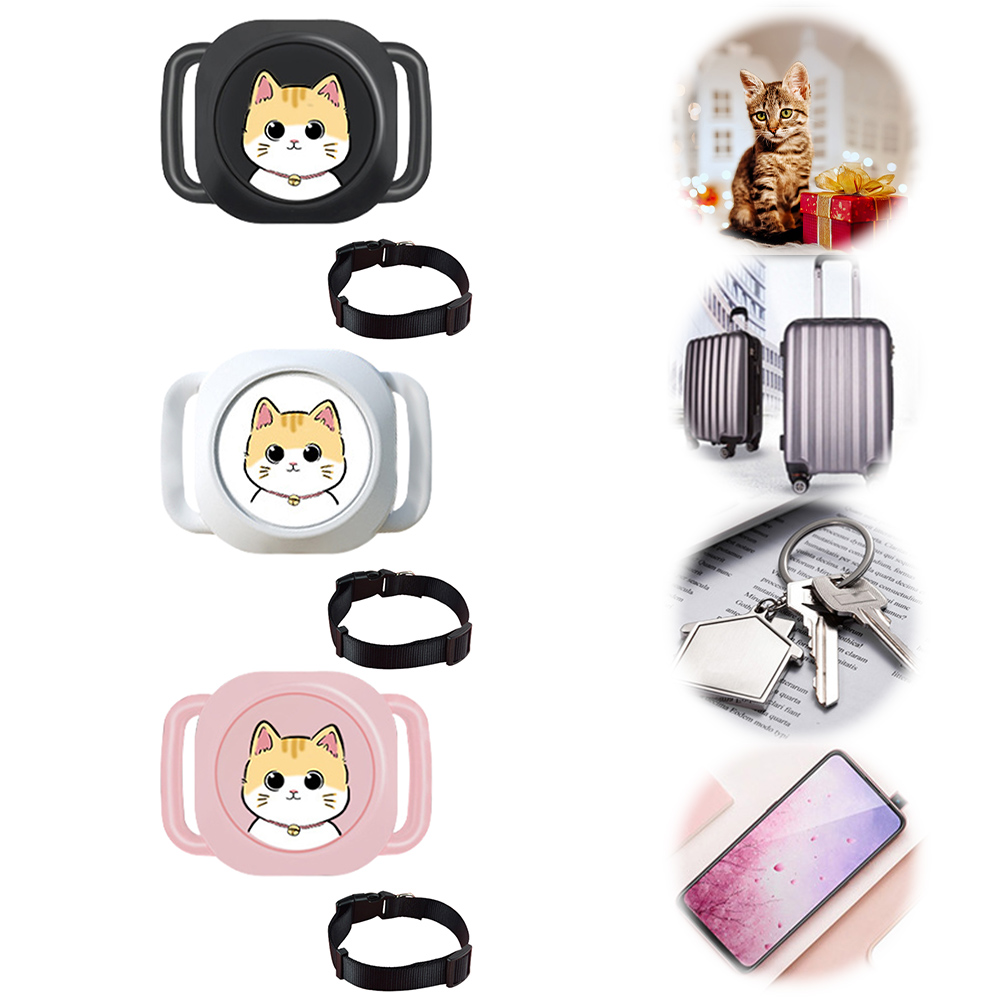 Anti-Lost GPS Tracker Locator Finder Bluetooth-compatible Smart Activity Tracker for Dogs Cats Kids Pets Keychain Wallet Luggage