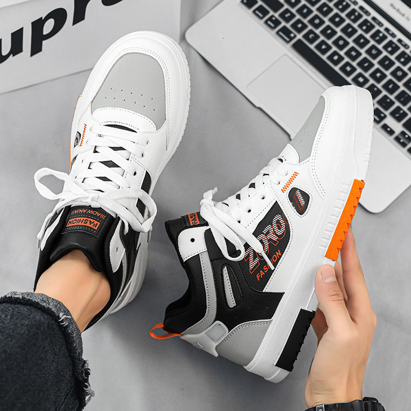 Men's Fashion Spring 2024 New High Top School Casual Board Shoes