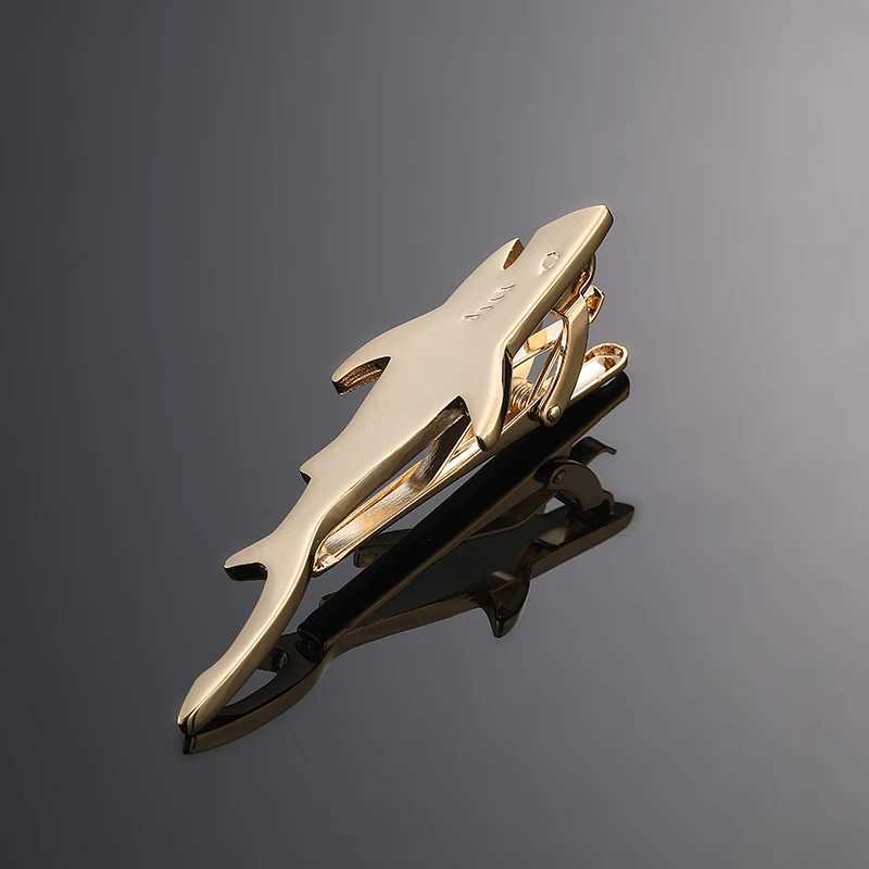 High quality shark tie clip brand new mens shirt wedding tie accessory clip the best choice for gift givingX240914