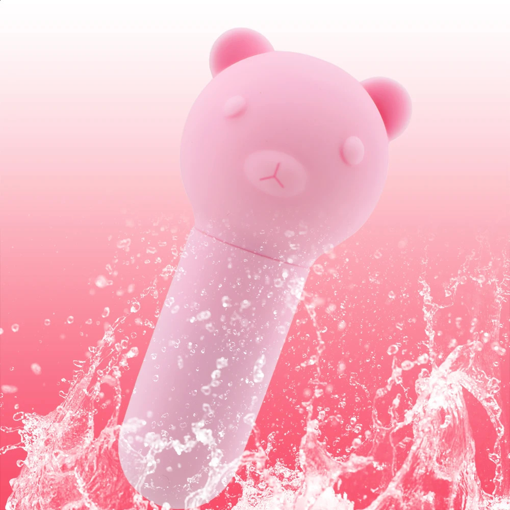 85mm Sexy Bear Vibrators For Women Dildos Anal Plug Clitoris G-spot Massager Sex Toys Adults Products Female Masturbator Erotic 240914