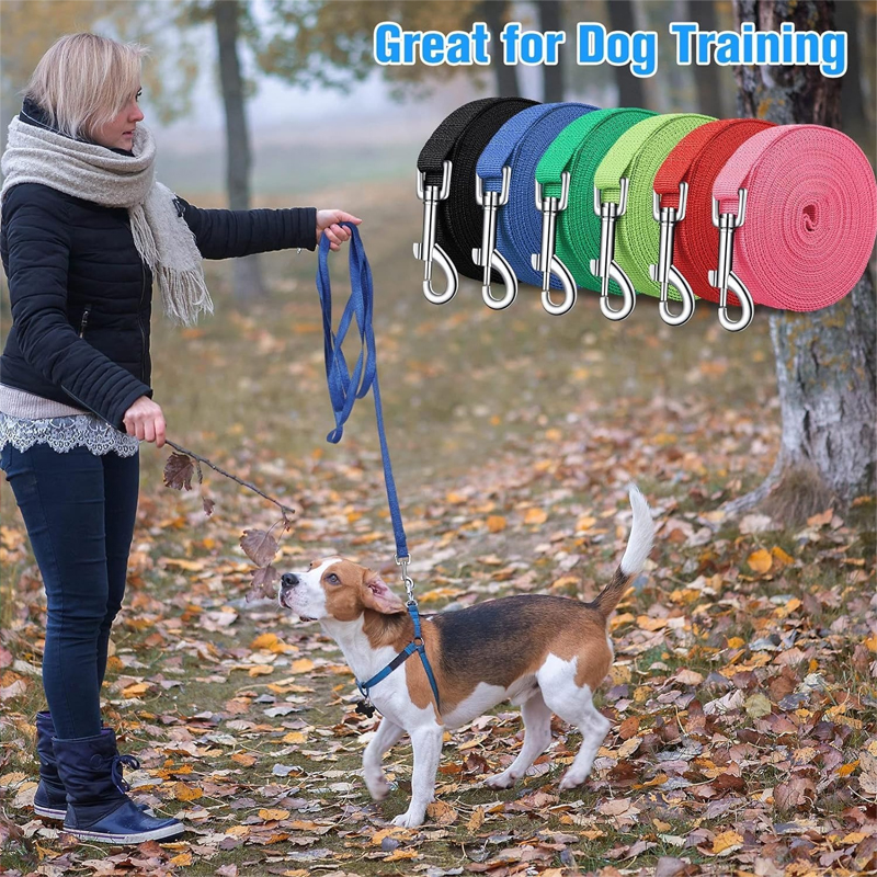 1.5/1.8/3/4.5/6/10M Nylon Walking Pet tow rope Training Tracking Dog ChainTraction Rope for Small Large Dogs Outdoor Pet Supplie
