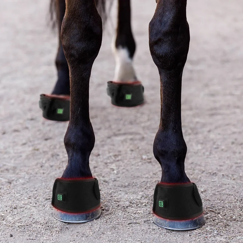 1pc 660nm 850nm therapeutic horse blanket infrared light therapy Horse Dog Bell Boots Tendon Riding Horse hoof Boots