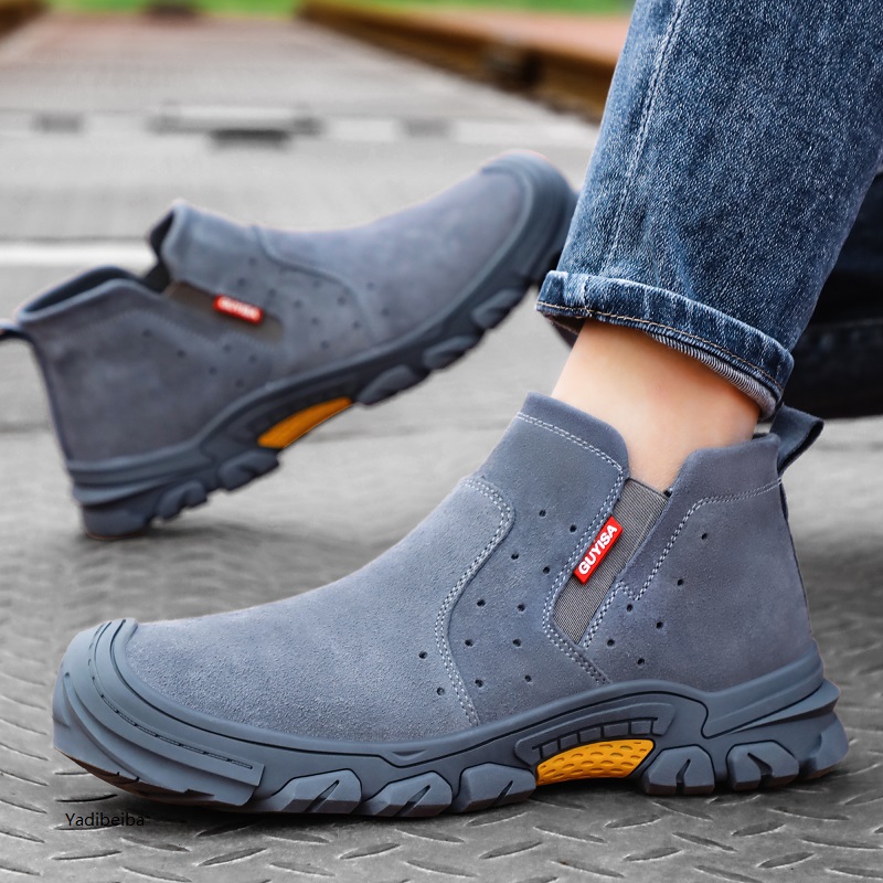 Welder Indestructible Steel Toe Safety Shoes Men Puncture-Proof Sneakers Anti-Slip Work Boots e61f