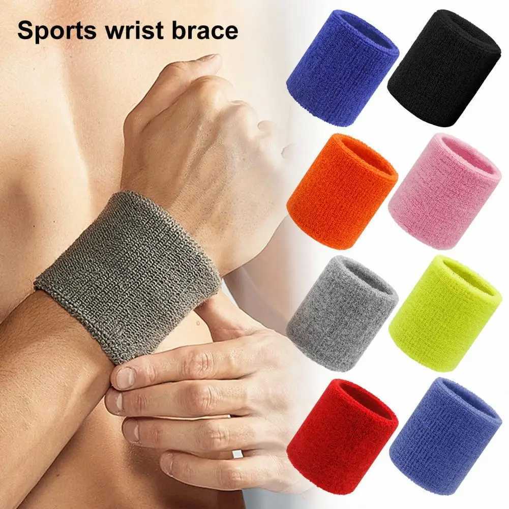 Wrist Support Towel Sports Wristbands Tennis Sweat Bands Basketball Volleyball Wrist Guard Quick Dry Athletic Exercise Wrist Brace Sweatbands z240913