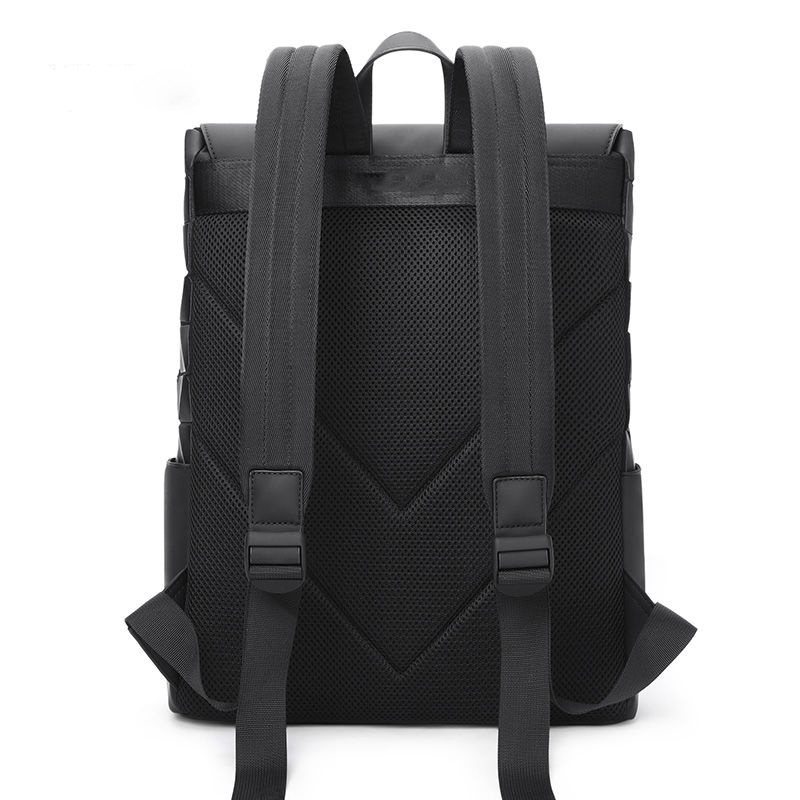 Fashion Colorful Backpack Adjustable Straps Soild Leather Schoolbag Large Capacity Men's Rucksack For Men Outdoor Travel Knapsack Christmas Gifts