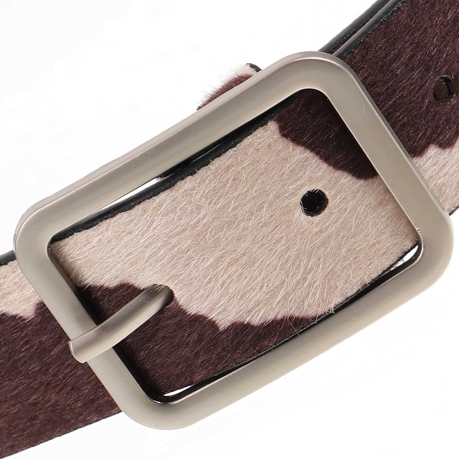 Cow Pu Belt Cowgirl Belts for Women Jeans Womens Print Accessories Pants Western WomanX240914