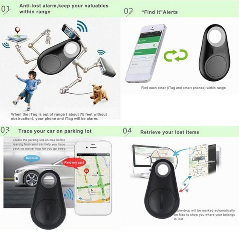 GPS Tracker Dog Waterproof Wireless Locator Kids Intelligent Two-Way Search Item Finders for Phone Car Wallet Lage