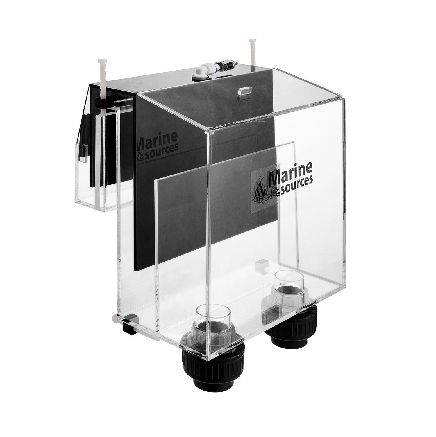 Overflow Box SOB-1 SOB-2 Aquarium Fish Tank Master Tank Does Not Open Holes, Siphon Overflow, Self-starting Fish Tank Cleaning