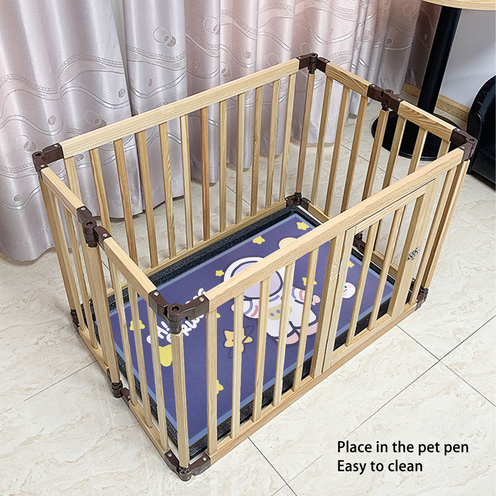Stain Resistant Pet Feeding Mat, Absorbent, Antislip, Easy to Clean, Cat Bowl Mat, Dogs and Cats