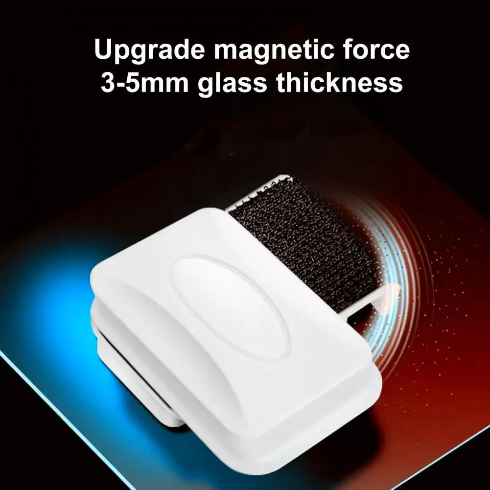 Aquarium Glass Brush Double-sided Magnetic Fish Tank Algae Scraper Cleaner for Small Aquariums Easy to Hold Operate Water Tank