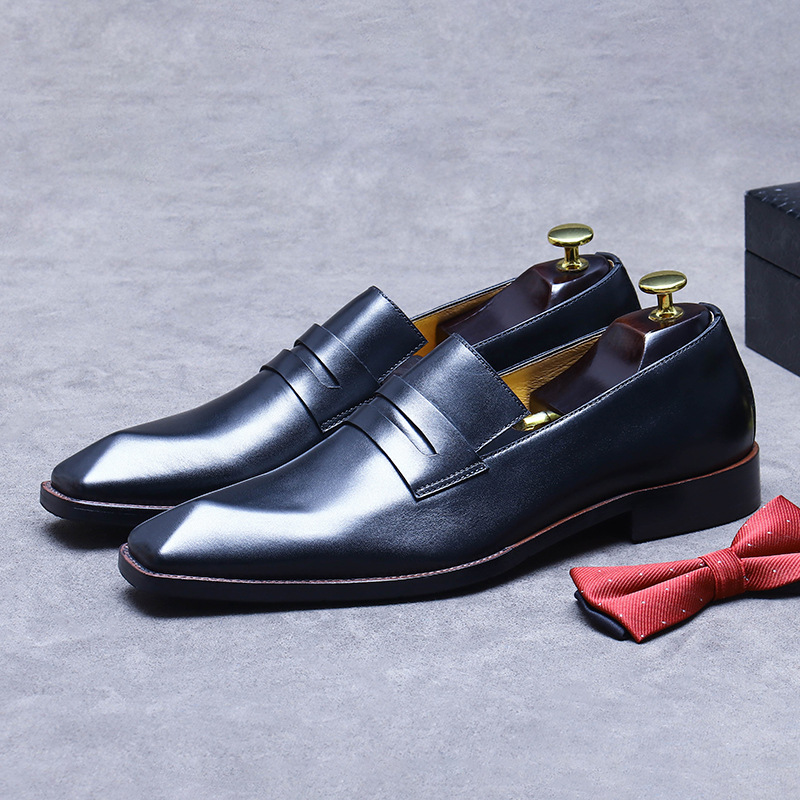 Luxury Brand Men Shoes Formal Casual Loafer High Quality Vintage Business Office DressParty Genuine Leather Comfortable Hot Sale