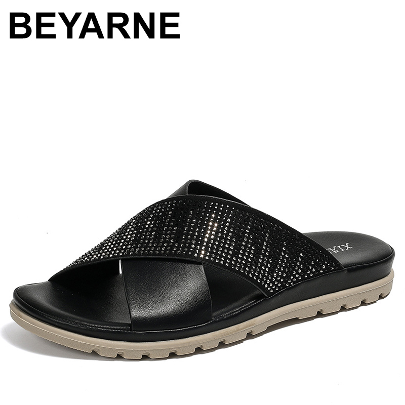 2024 Brand Women Summer Fashion Wedge Slides Cross Straps Slipper Hollow Out Platform Beach Daily Dressy Shoes Outside Apricot