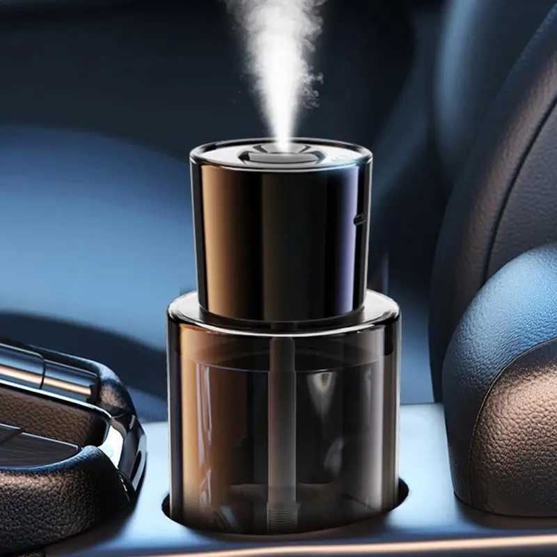 Car Air Freshener Smart Car Air Freshener Diffuser 5 Adjustable Modes 50ml Car Perfume Diffuser Long-lasting Fragrance USB Powered Oil DiffuserL240910
