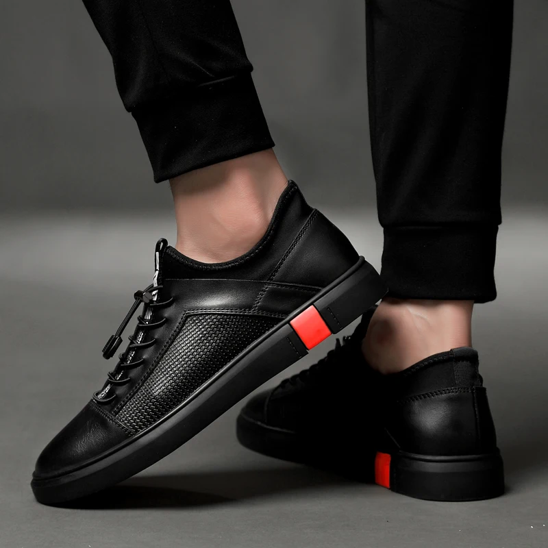 Luxury Brand Mens Casual Shoes Genuine Leather Comfort Walking Sneakers Tenis Masculino Summer Fashion Men Sneakers Mocassins