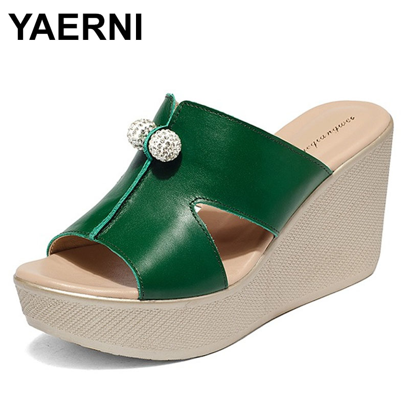 High Quality Women's wedge heels slippers Basic Women's sandals Peep Toe Daily Slippers Women Hot Sale Wedge Slippers