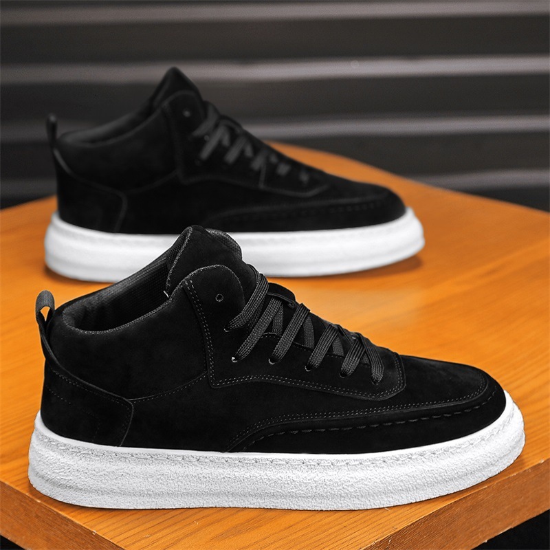 Spring 2024 hot New High-top Board Trend Men's Sports Casual Fashion Shoes