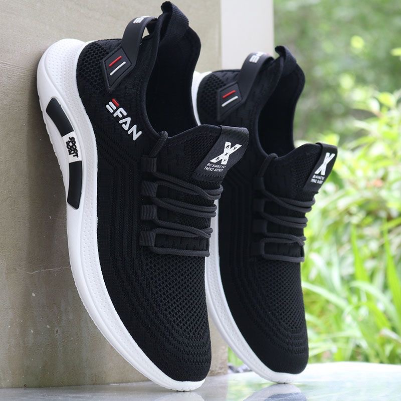 Summer new breathable mesh thin white sports shoes, lightweight and casual, soft soled, anti slip and anti odor running shoes