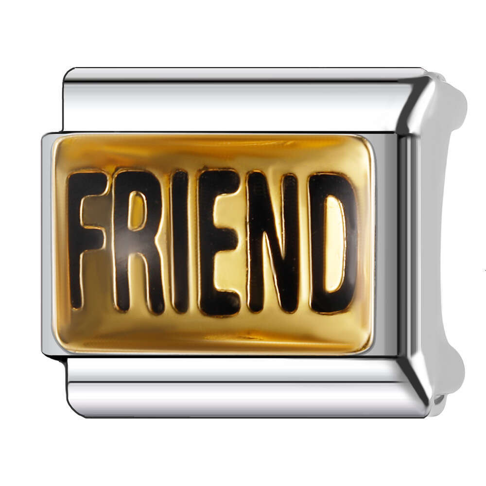 New Women's Gift drama queen friend Bead Italian Charms Links Bangle Beads Fit 9mm Stainless Steel Bracelet Making DIY For Women Fashion Jewelry