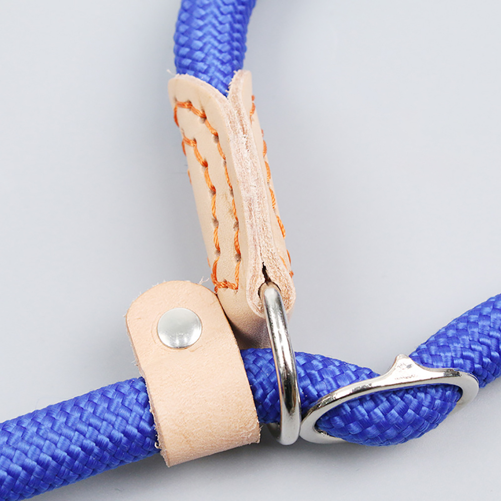 Dog Leash Slip Lead Snap Hook Rope Leash Strong Braided Dog Training Leash No Pull Training Lead Leashes for Medium & Small Dogs