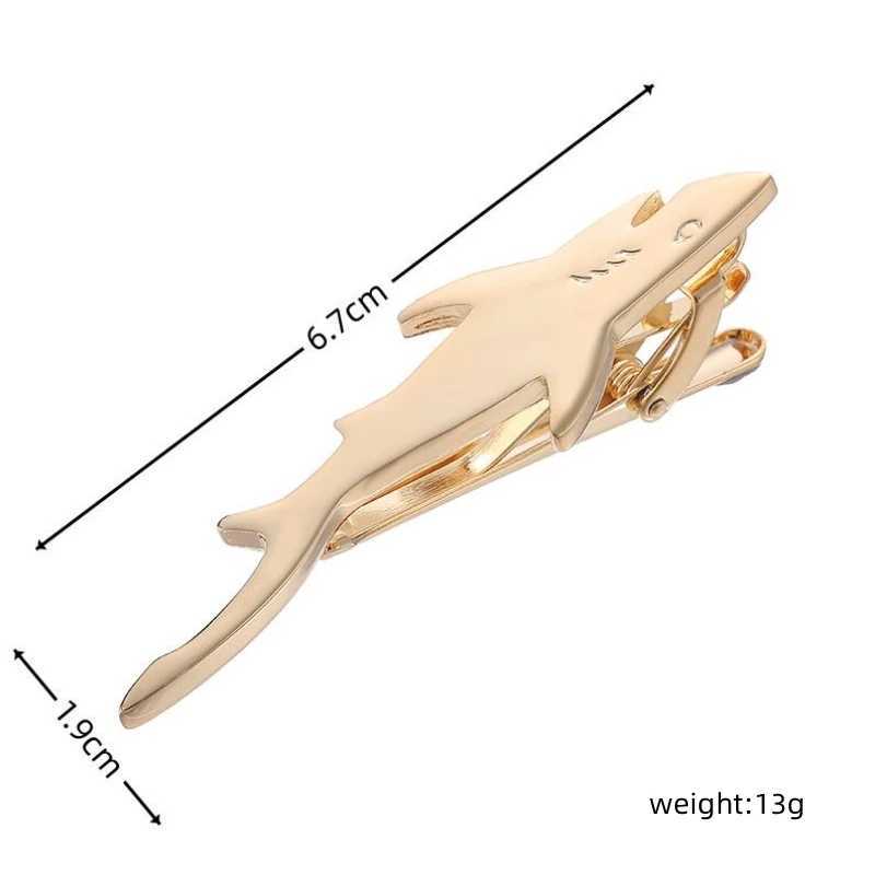High quality shark tie clip brand new mens shirt wedding tie accessory clip the best choice for gift givingX240914
