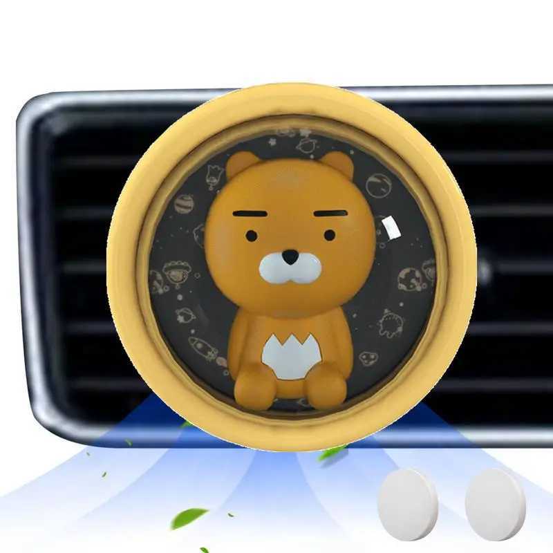 Car Air Freshener Cute Car Air Vent Clip Diffuser glow Kakao Perfume Air Freshener Automobile Air Outlet Aromatherapy Fragrance Car AccessoriesL240910