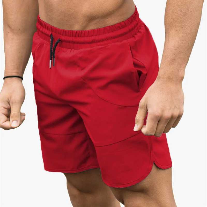 European American GYM Muscle Summer Fitness Shorts Casual Running Five-point Pants Mens Basketball Training Quick-drying New Y240914