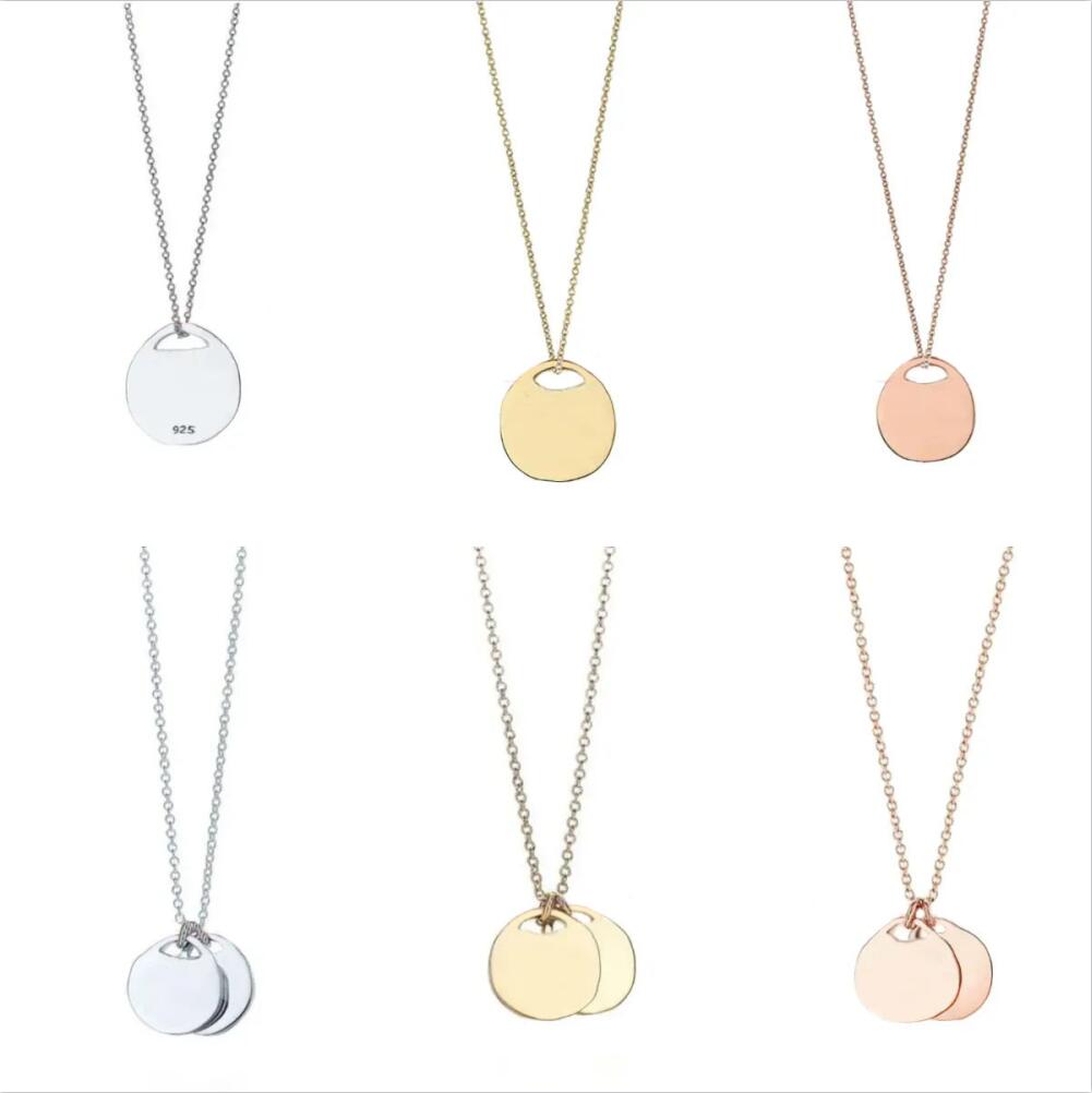 Heart necklace pendant necklace designer for woman necklace fashion jewelry women men silver chain designer jewelry Birthday Christmas Gift Wedding Party YK3201