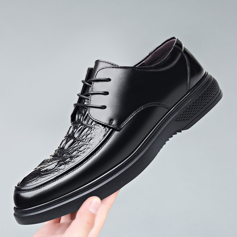 Black 2023 Handmade Genuine Leather Dress Fashion Party And Wedding Loafers Casual Men Driving Shoes 70ed
