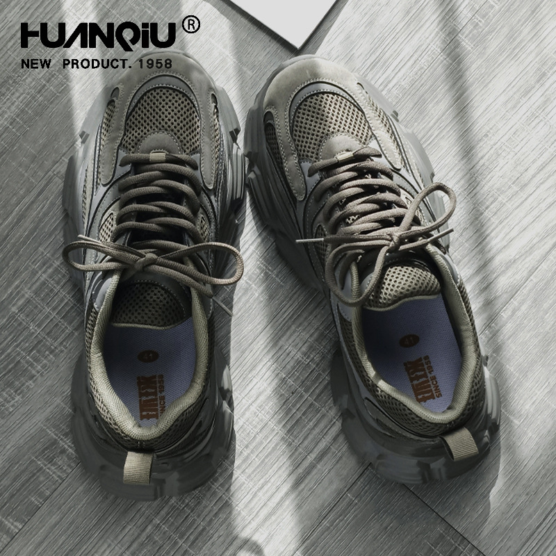 Platform Shoes Men Fashion Casual Sneakers Dad Shoes Retro 2023 Fashion Breathable Comfortable Lovers Shoes Clunky Sneaker