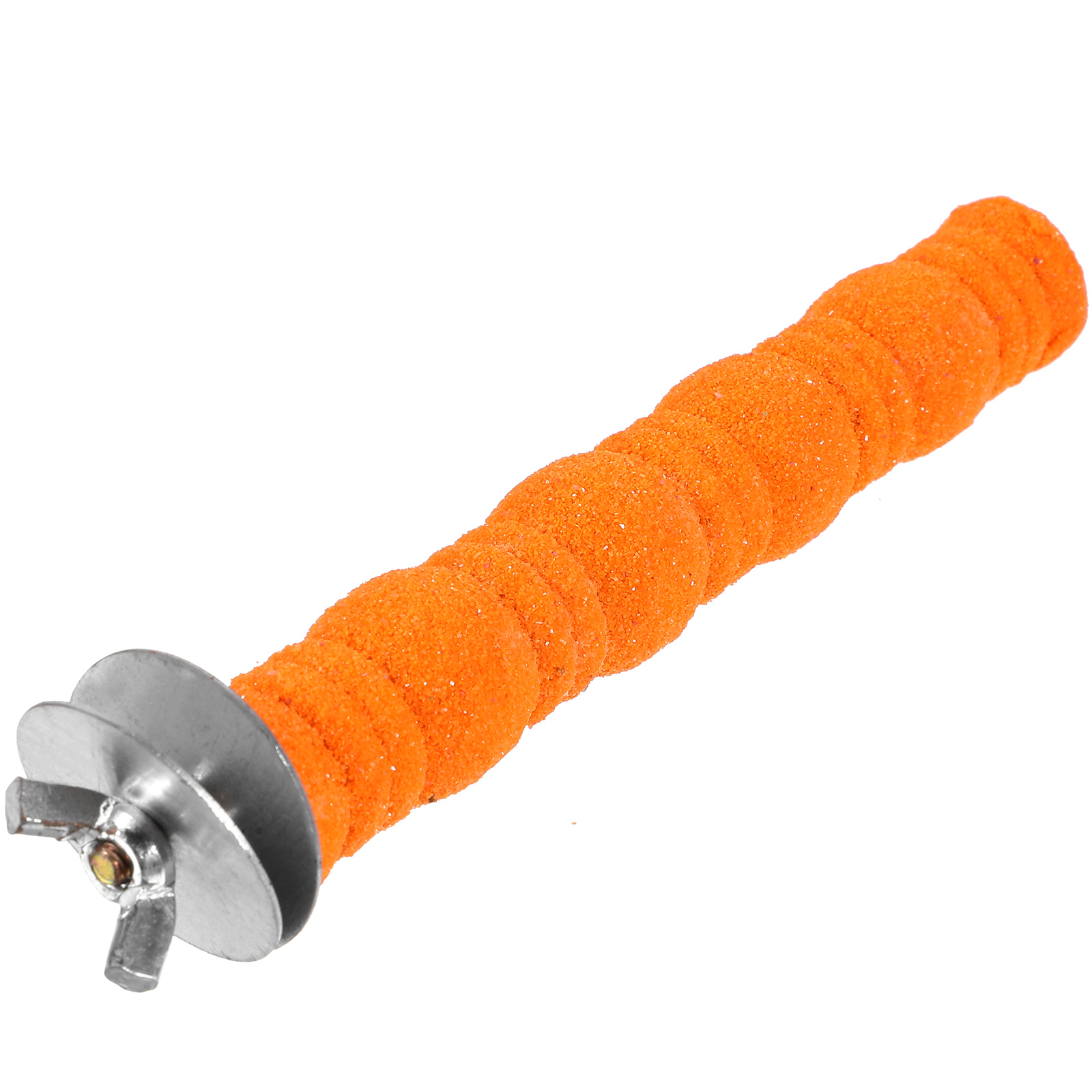 Bird Toy Claw Grinding Stick Parrot Stand Perch Wooden Parakeet Cage Beads Standing Rod