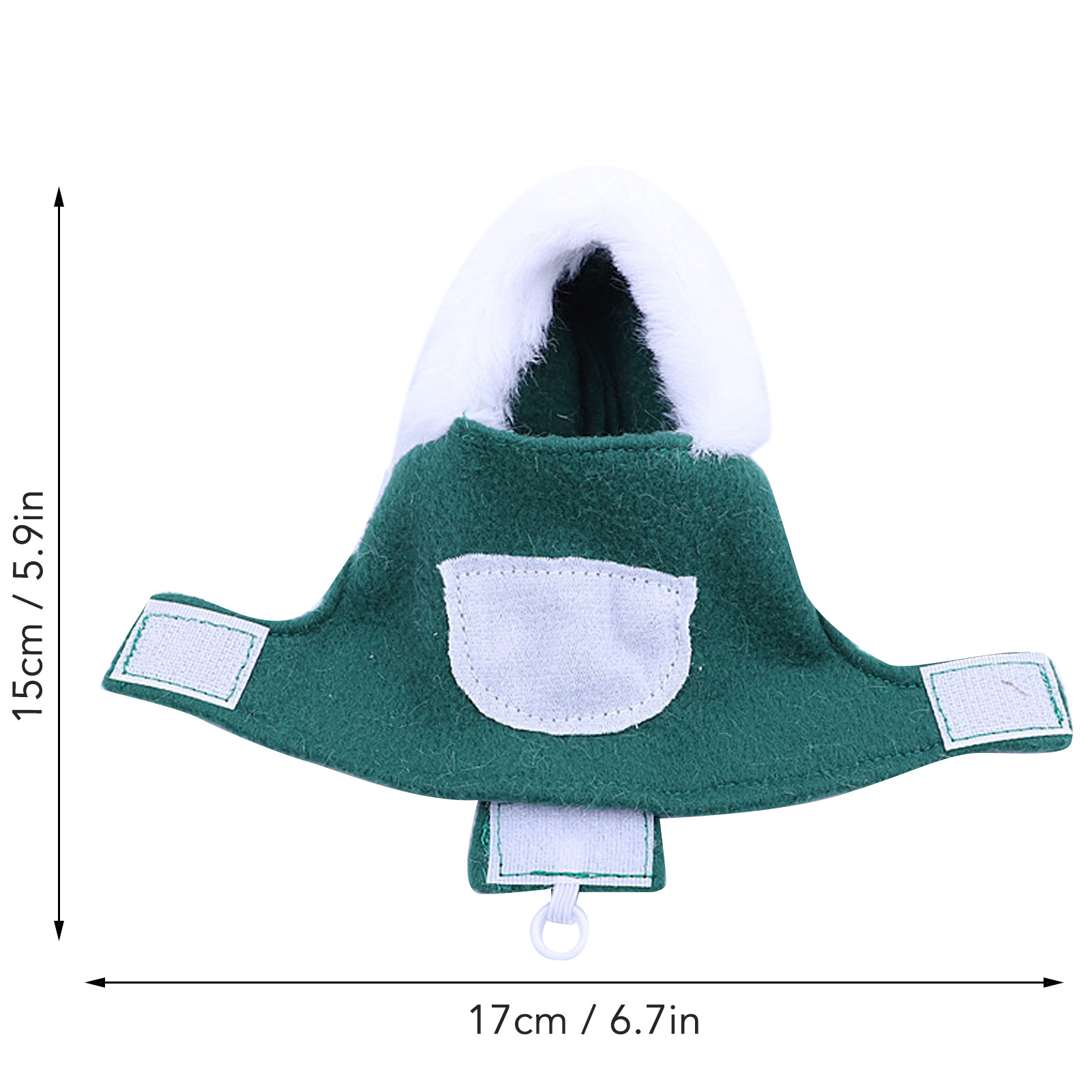 Cute Hooded Bird Flight Bird Winter Warm Clothes Parrots Costume Cosplay Pet Accessories Christmas Bird Clothes Flying Suit