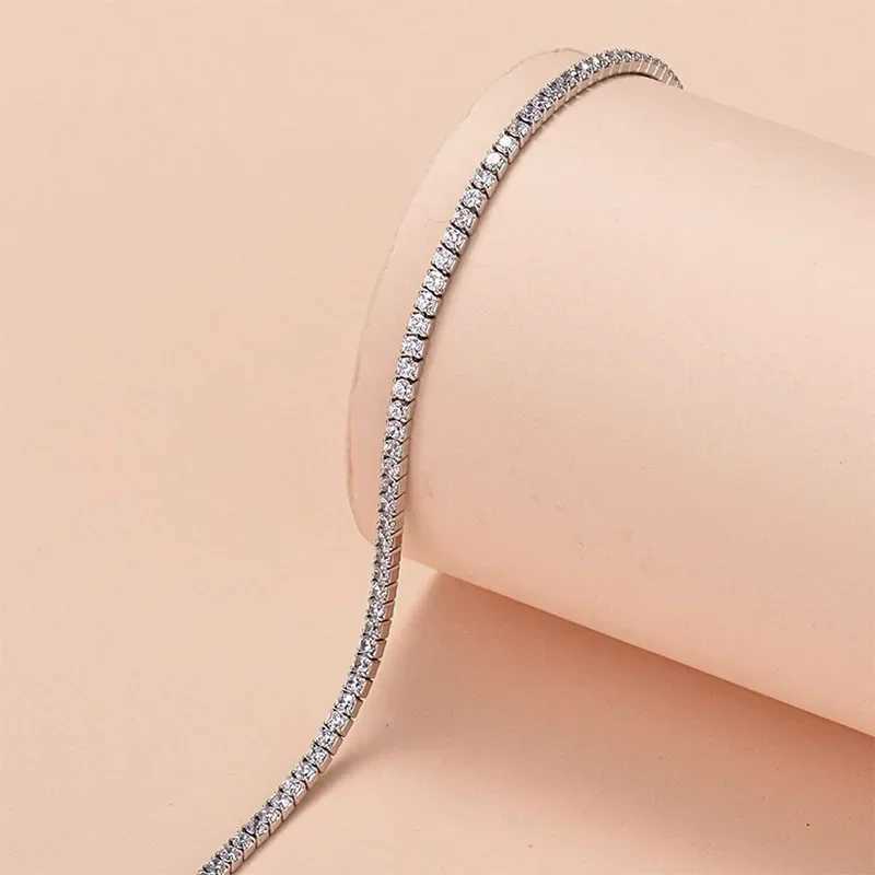 Designer Exquisite Wedding Cube Zirconia High Quality Minimalist Women's Tennis Bracelet Sterling Sier Free shipping