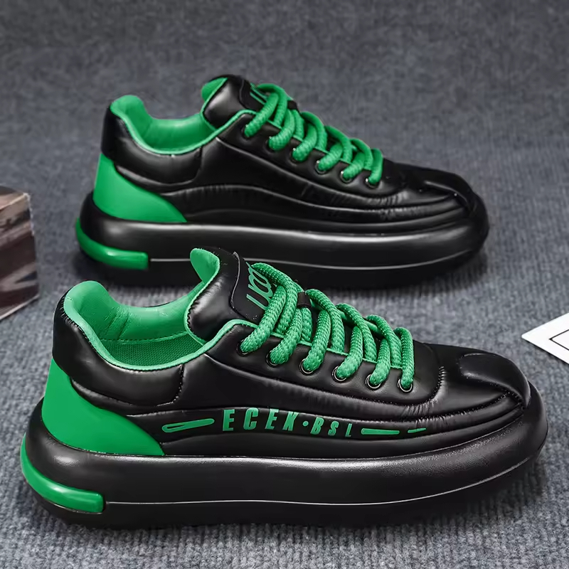 2024 men's board high top trainers casual street bread trendy shoes