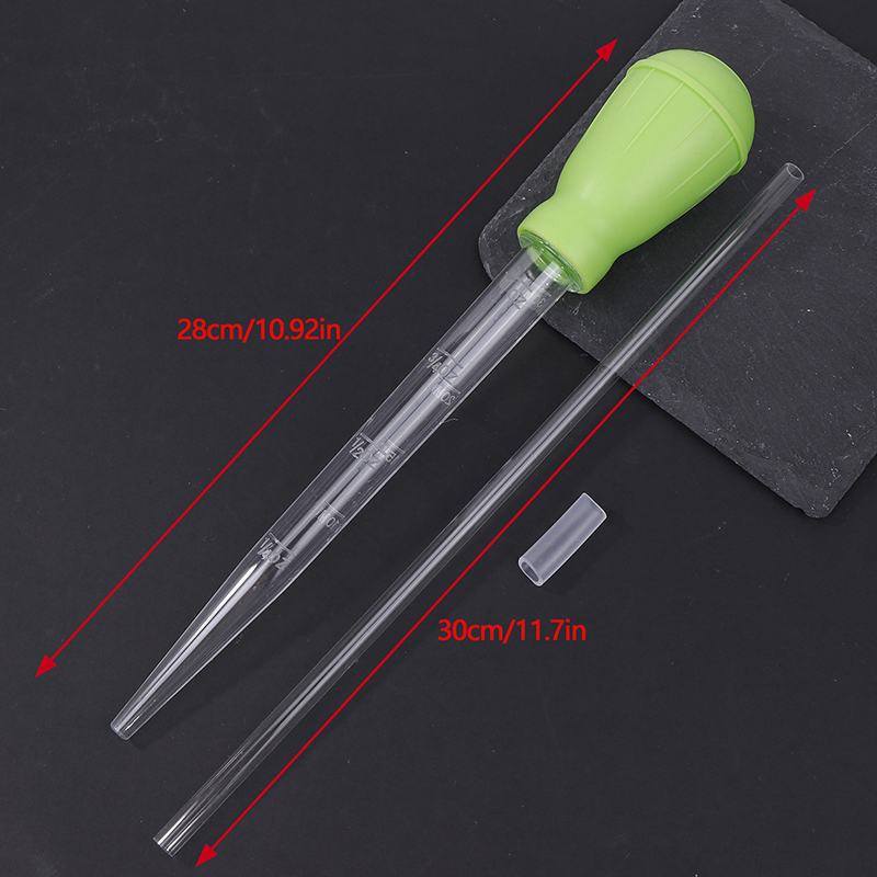 Manual Aquarium Gravel Cleaning Straw Fish Tank Water Changer Aquarium Clean Pipette Dropper Waste Remover With Extension Tube~