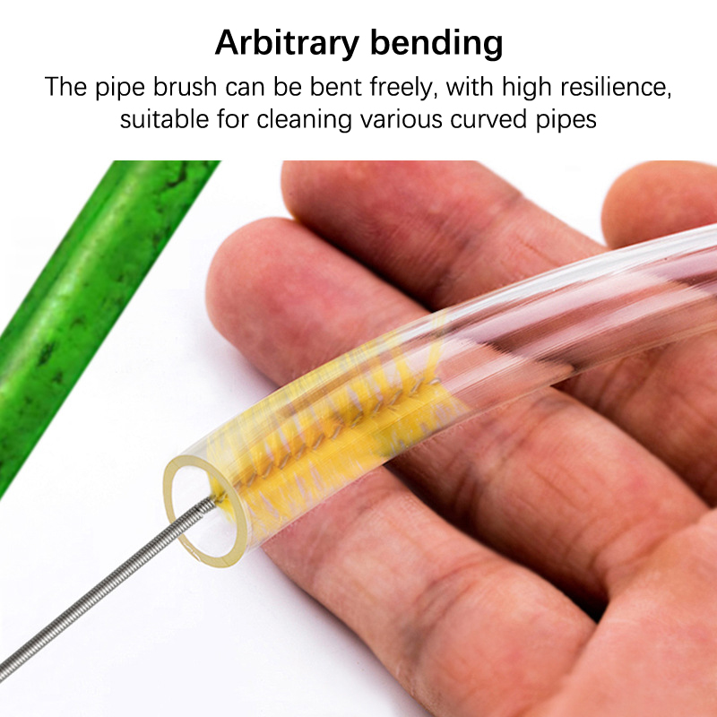 1PC 90/155/200cm Pipe Cleaning Brush Flexible Double Ended Hose Brush Pipe Clean Tool Aquarium Fish Tank Water Pump Accessories