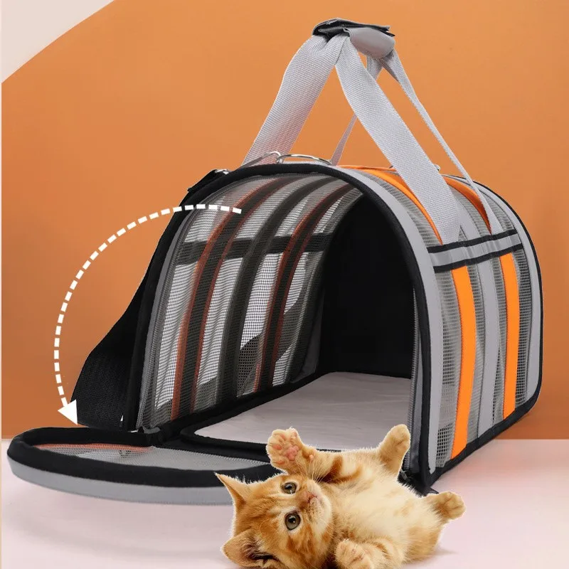 Shoulder Bag Pet Carrying Bag Supplie Pet Outing Portable Cat Dogs Travel Handbag Summer Breathable Carrier Puppy Kitten