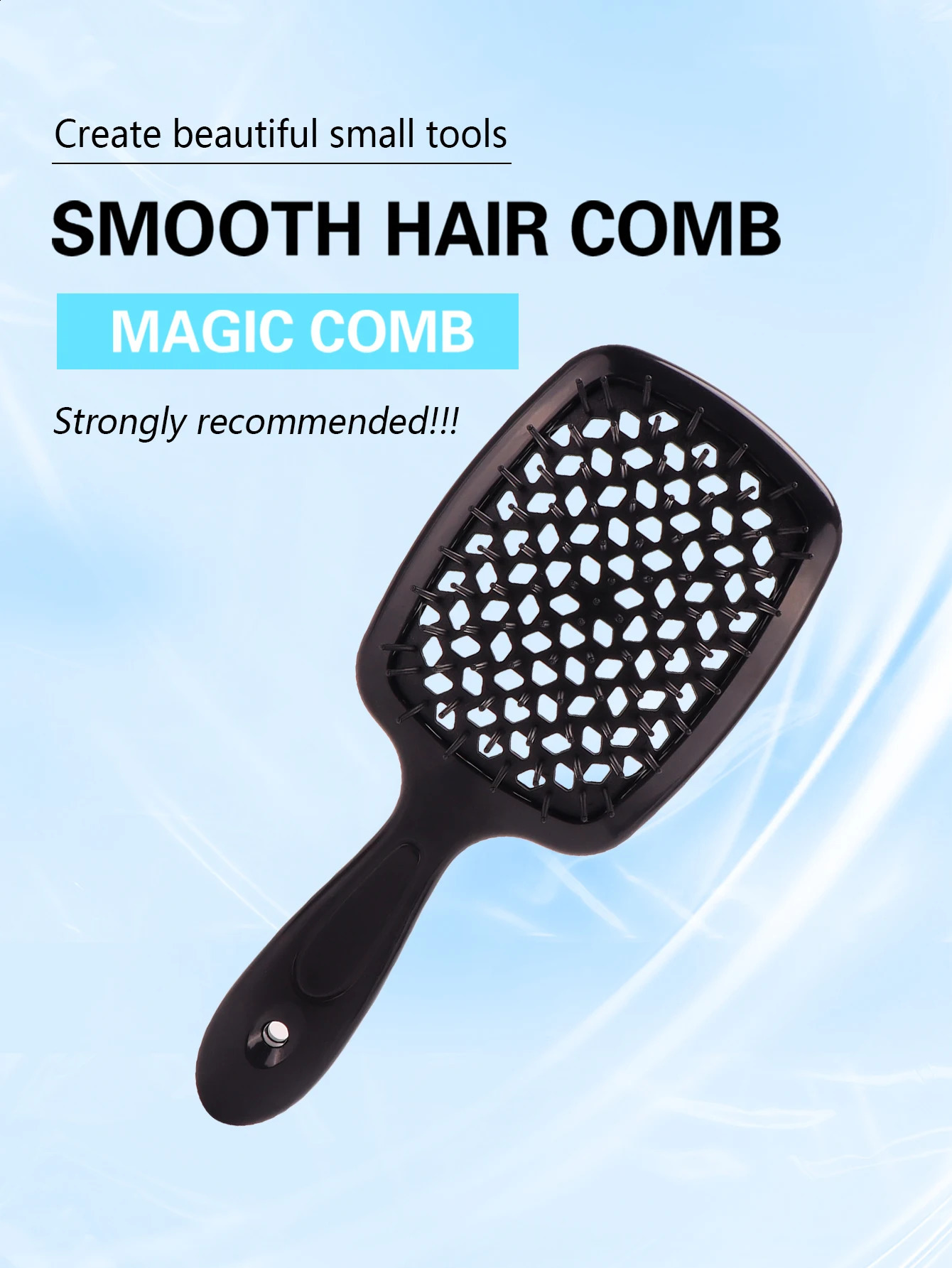 Air Cushion Comb Tangled Hair Brush Massage Antistatic Hollow Out Wet Curly Brushes Barber Styling Tool 240911